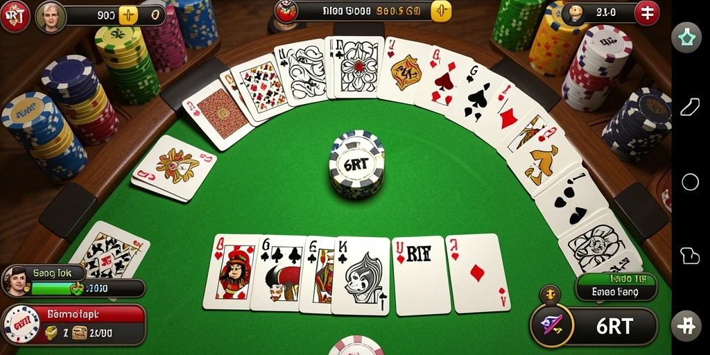 Tampilan gameplay Gaple yang menarik dan interaktif.