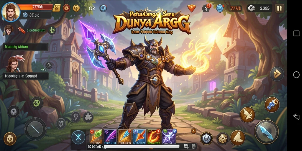 Gameplay ARPG dengan petualangan mendebarkan dan pertarungan intens