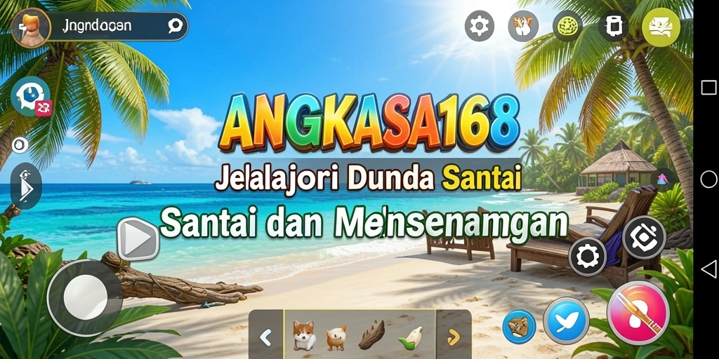 Screenshot gameplay ANGKASA168 menampilkan petualangan seru dan menenangkan.