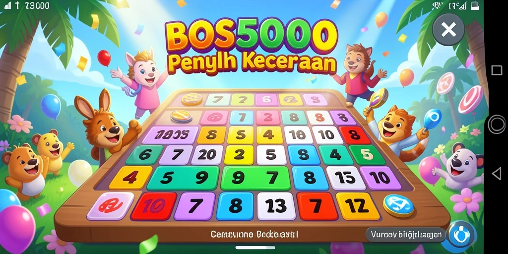 Tampilan gameplay Bingo yang seru di BOS5000.