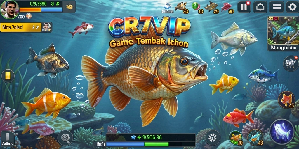 Tampilan gameplay Tembak Ikan yang seru dan mengasyikkan.