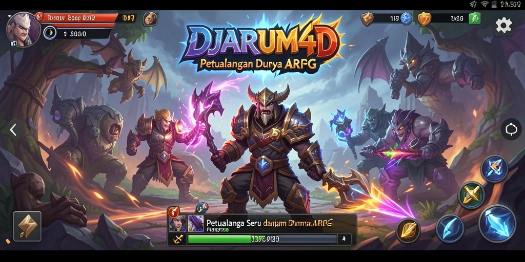 Tangkapan layar menampilkan aksi seru dalam gameplay ARPG.