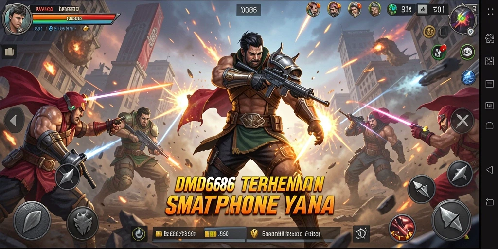 Gameplay seru dari DMD686 dalam pertarungan Fighting.