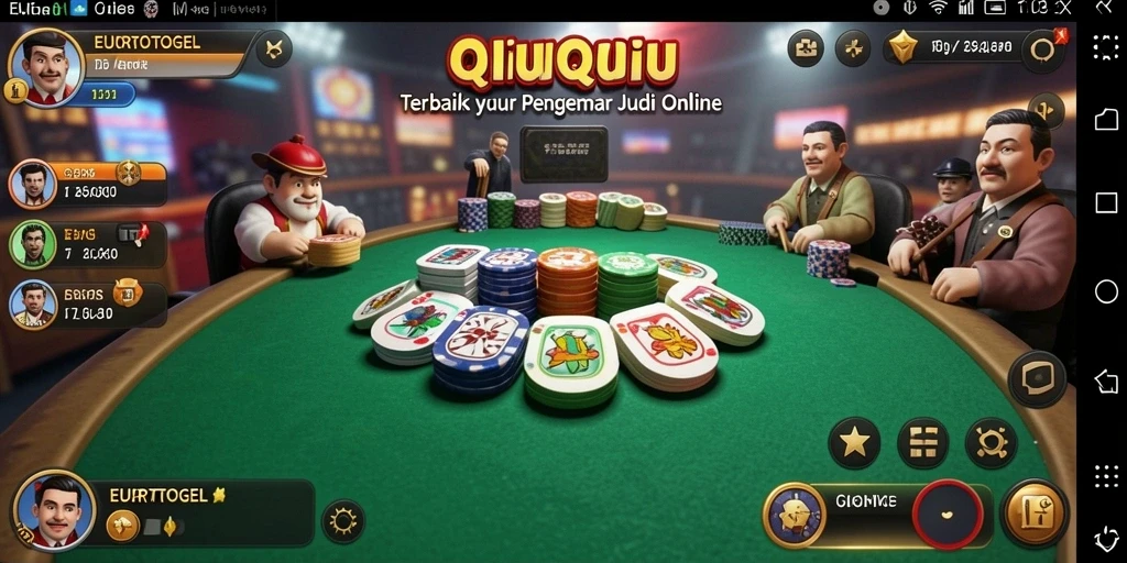 Tampilan menawan gameplay QiuQiu di EUROTOGEL.