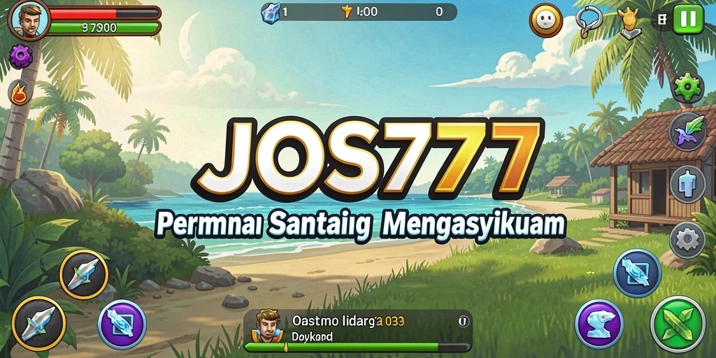 Tampilan gameplay JOS77 yang cerah dan menggembirakan.