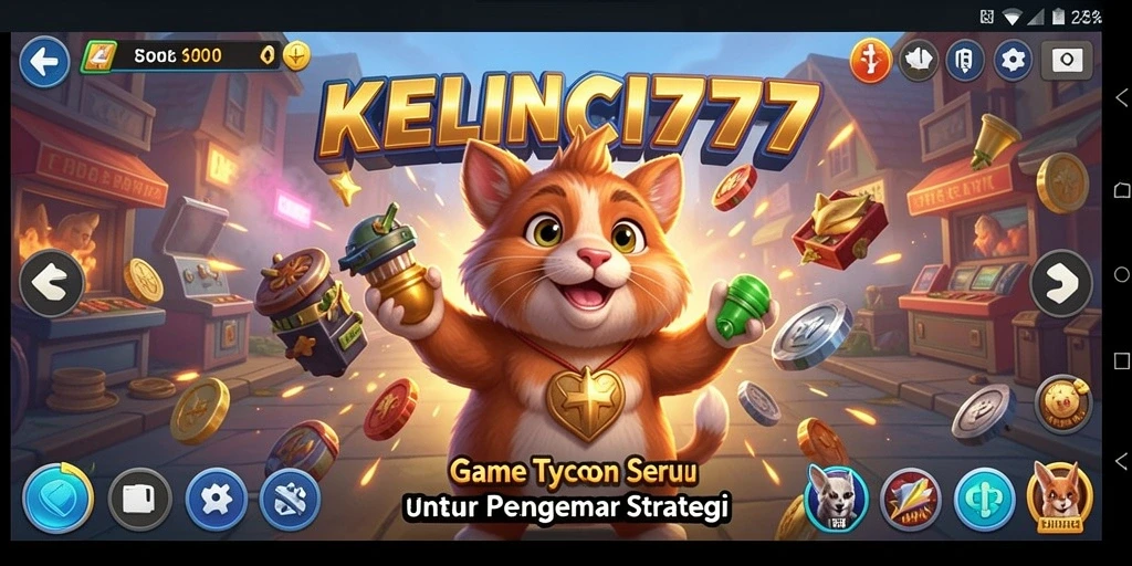 Tampilan gameplay seru dari KELINCI777 yang penuh strategi.
