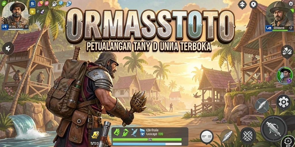 Tampilan gameplay ORMASSTOTO yang menakjubkan dan imersif di dunia terbuka.