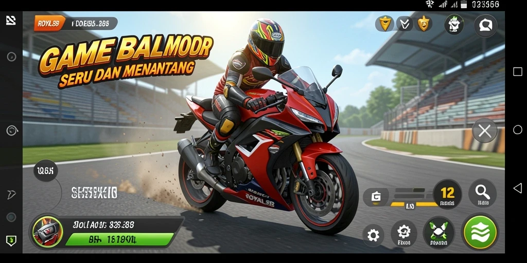 Tampilan seru dan mendebarkan dari gameplay ROYAL88.