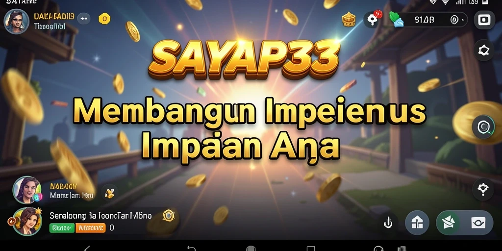 Tampilan gameplay <strong>SAYAP33</strong> yang menarik dan penuh aksi.