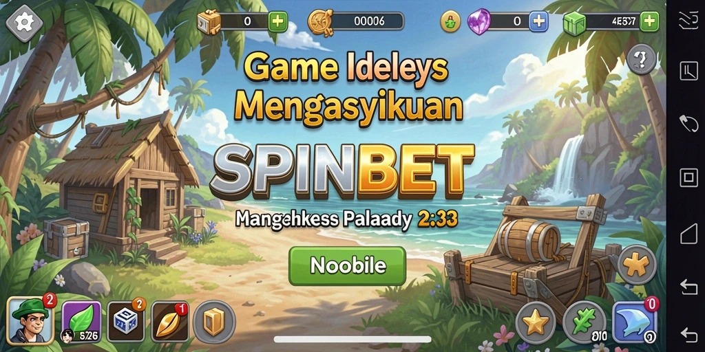 Tampilan gameplay SPINBET yang menarik di dunia Idle.