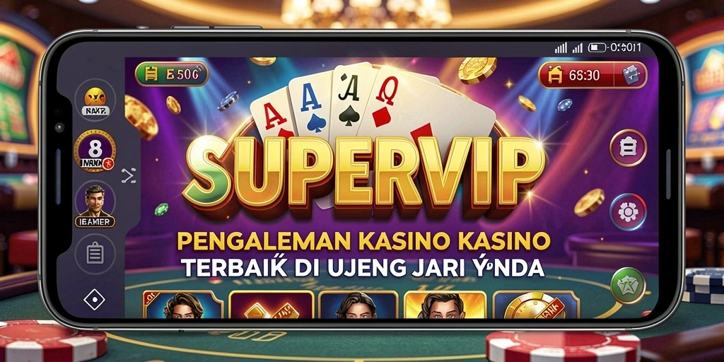 Tampilan gameplay SUPERVIP yang menarik dengan berbagai pilihan permainan Kasino.